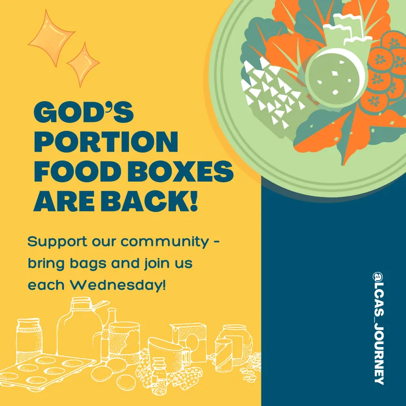 God’s Portion food boxes are back graphic